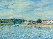 La Seine a Saint-Mammes Alfred Sisley